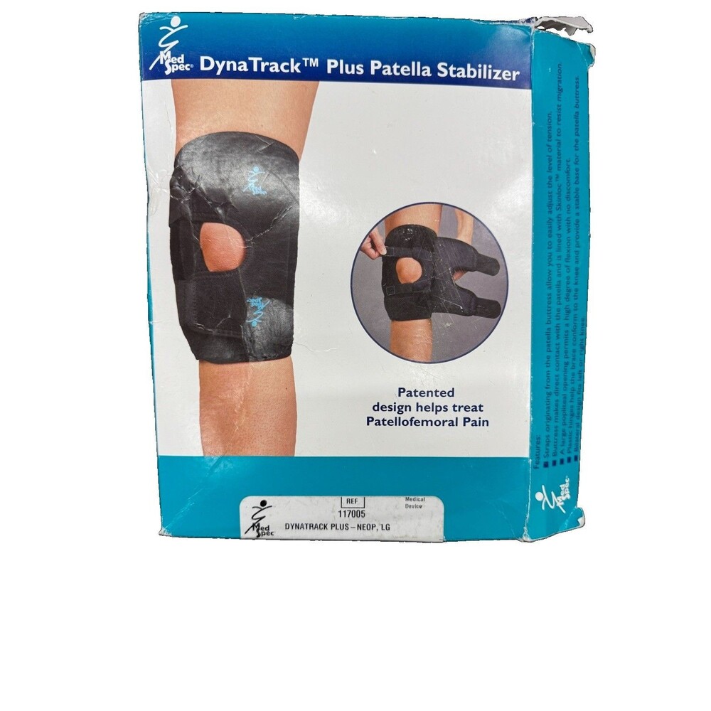 (RB2) Med Spec DynaTrack Plus Patella Stabilizer Knee Brace Large 117005 Neopren